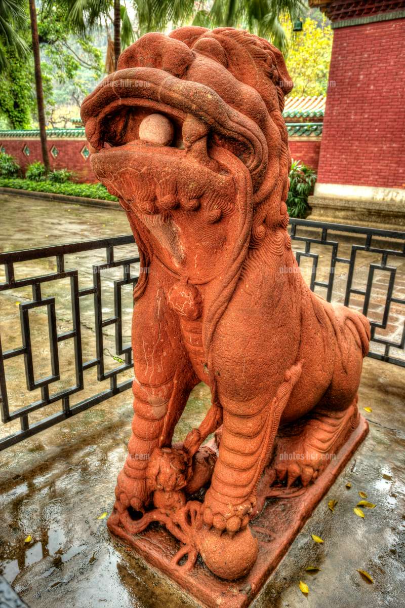 /Statue Lion Chinois